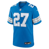 Detroit Lions Arthur Maulet Nike Blue Team Game Jersey