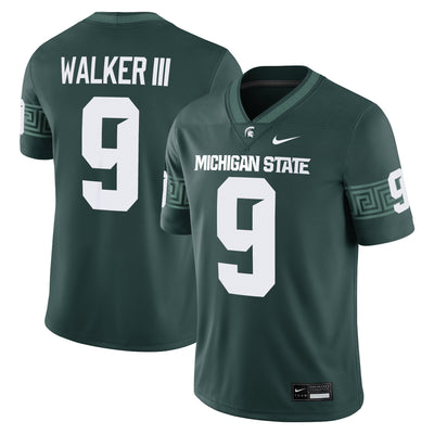 Kenneth Walker III Michigan State Spartans Nike Alumni Game Jersey - Green