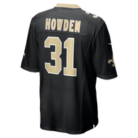 New Orleans Saints Jordan Howden Nike Black Team Game Jersey