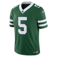 New York Jets Garrett Wilson Nike Legacy Green Team Vapor F.U.S.E. Stitched Limited Jersey