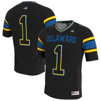 Delaware Fightin' Blue Hens GameDay Greats Lightweight Collegiate Football Blackout Fashion Jersey