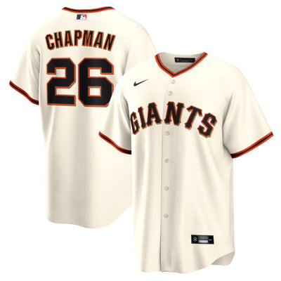 San Francisco Giants Matt Chapman Nike Cream Home Replica Jersey