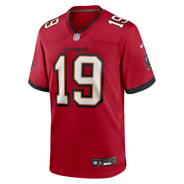 Tampa Bay Buccaneers Keyshawn Johnson Nike Red Game Retired Player Jersey