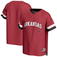 Arkansas Razorbacks GameDay Greats Spirit Baseball Jersey - Crimson