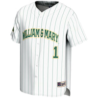 #1 William & Mary Tribe GameDay Greats Lightweight Baseball Fashion Jersey - White