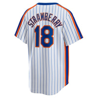 New York Mets Darryl Strawberry Nike White Home Cooperstown Collection Player Jersey