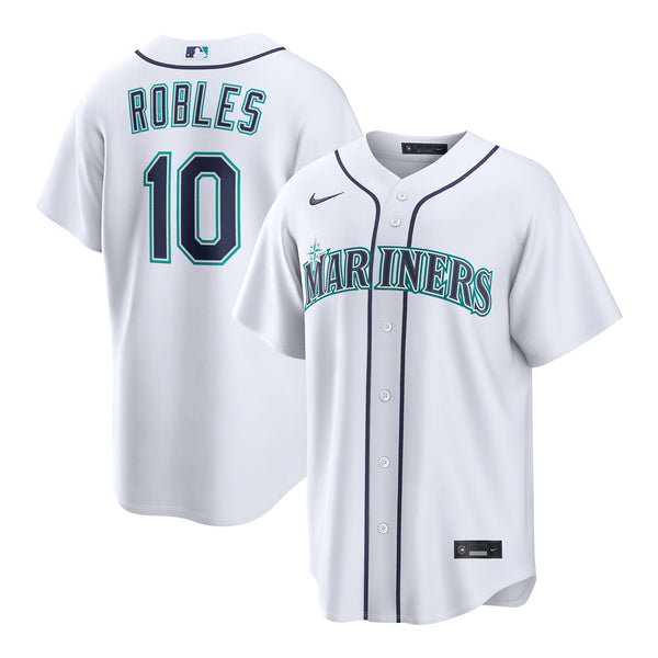 Seattle Mariners Victor Robles Nike White Home Replica Jersey