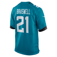 Jacksonville Jaguars Christian Braswell Nike Teal Team Game Jersey