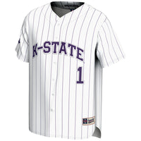 #1 Kansas State Wildcats GameDay Greats Lightweight Baseball Jersey - White