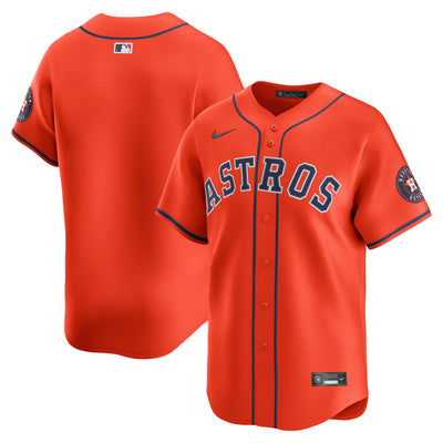 Houston Astros Nike Orange Alternate Limited Jersey