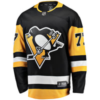 Pittsburgh Penguins Jeff Carter Fanatics Black Home Breakaway Replica Jersey