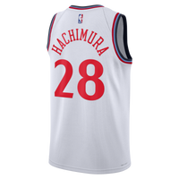 Los Angeles Clippers Nike Replica Association Edition Swingman Jersey - White - Rui Hachimura
