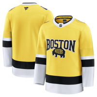 Boston Bruins Fanatics Gold 2026 NHL Stadium Series Premium Custom Jersey