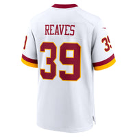 Washington Commanders Jeremy Reaves Nike White Game Super Bowl Era Jersey