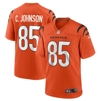 Cincinnati Bengals Chad Johnson Nike Orange Retired Player Alternate Game Jersey