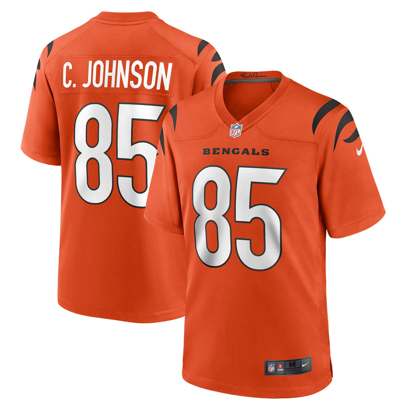 Cincinnati Bengals Chad Johnson Nike Orange Retired Player Alternate Game Jersey