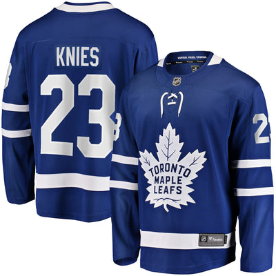 Toronto Maple Leafs Matthew Knies Fanatics Blue Home Premier Breakaway Player Jersey