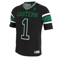 Eastern Michigan Eagles GameDay Greats Lightweight Collegiate Football Blackout Fashion Jersey