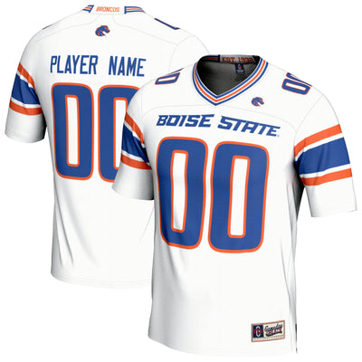 Boise State Broncos GameDay Greats NIL Pick-A-Player Lightweight Collegiate Football Fashion Jersey - White