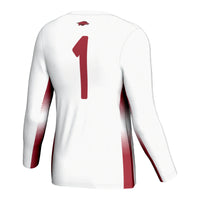 #1 Arkansas Razorbacks GameDay Greats Lightweight Volleyball Jersey - White