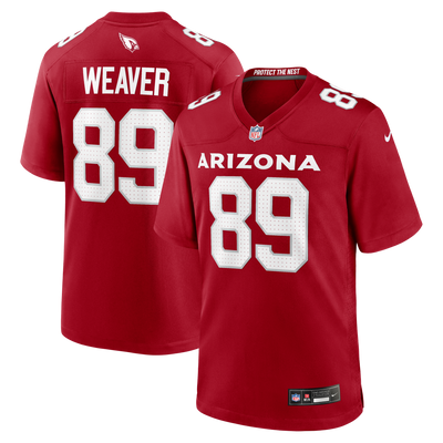 Arizona Cardinals Xavier Weaver Nike Cardinal Team Game Jersey