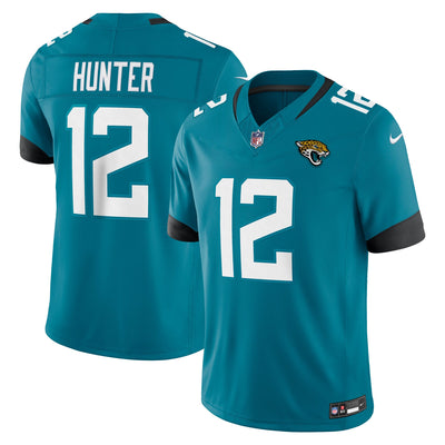 Jacksonville Jaguars Travis Hunter Nike Teal Team Vapor F.U.S.E. Stitched Limited Jersey