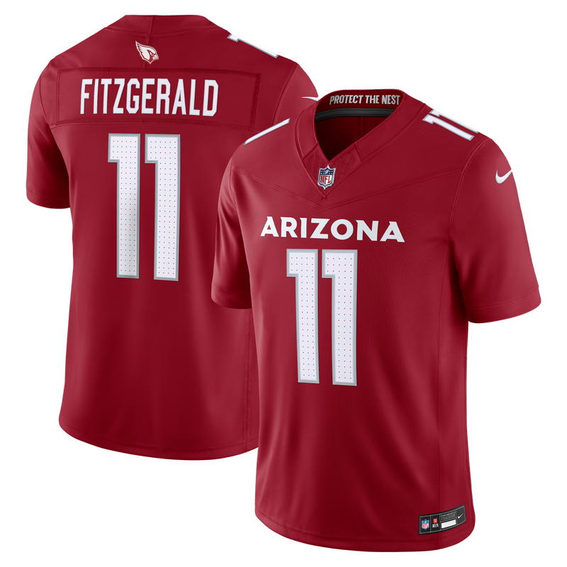 Arizona Cardinals Larry Fitzgerald Nike Cardinal Vapor F.U.S.E. Stitched Retired Limited Jersey