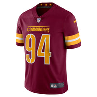 Washington Commanders Da'Ron Payne Nike Burgundy Vapor Limited Jersey