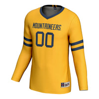 West Virginia Mountaineers GameDay Greats NIL Pick-A-Player Lightweight Volleyball Jersey - Gold