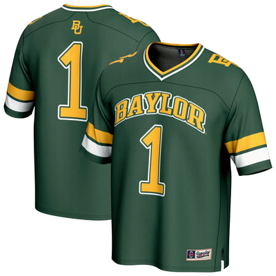 #1 Baylor Bears GameDay Greats Collegiate Football Fashion Jersey - Green