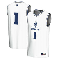 #1 Nevada Wolf Pack GameDay Greats Lightweight Basketball Fashion Jersey - White