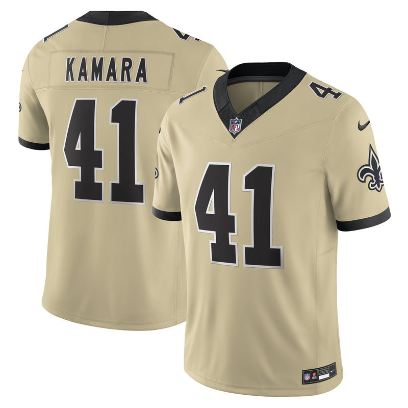 New Orleans Saints Alvin Kamara Nike Gold Alternate Gameday Golds Alternate Vapor F.U.S.E. Limited Jersey