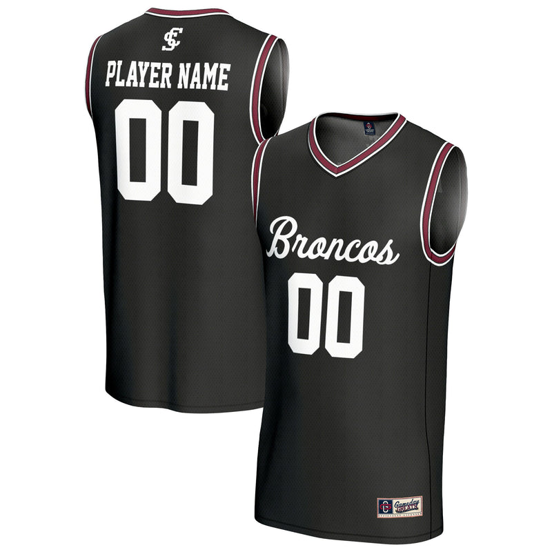 Santa Clara Broncos GameDay Greats NIL Pick-A-Player Basketball Lightweight Jersey - Black