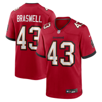 Tampa Bay Buccaneers Chris Braswell Nike Red Game Jersey