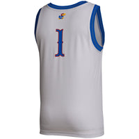 adidas # Gray Kansas Jayhawks Swingman Jersey