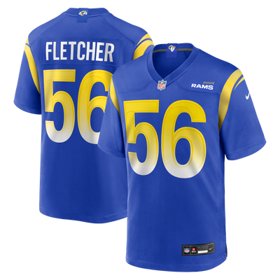 Los Angeles Rams London Fletcher Nike Royal Game Retired Player Jersey