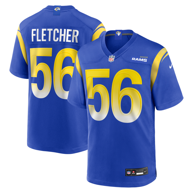 Los Angeles Rams London Fletcher Nike Royal Game Retired Player Jersey