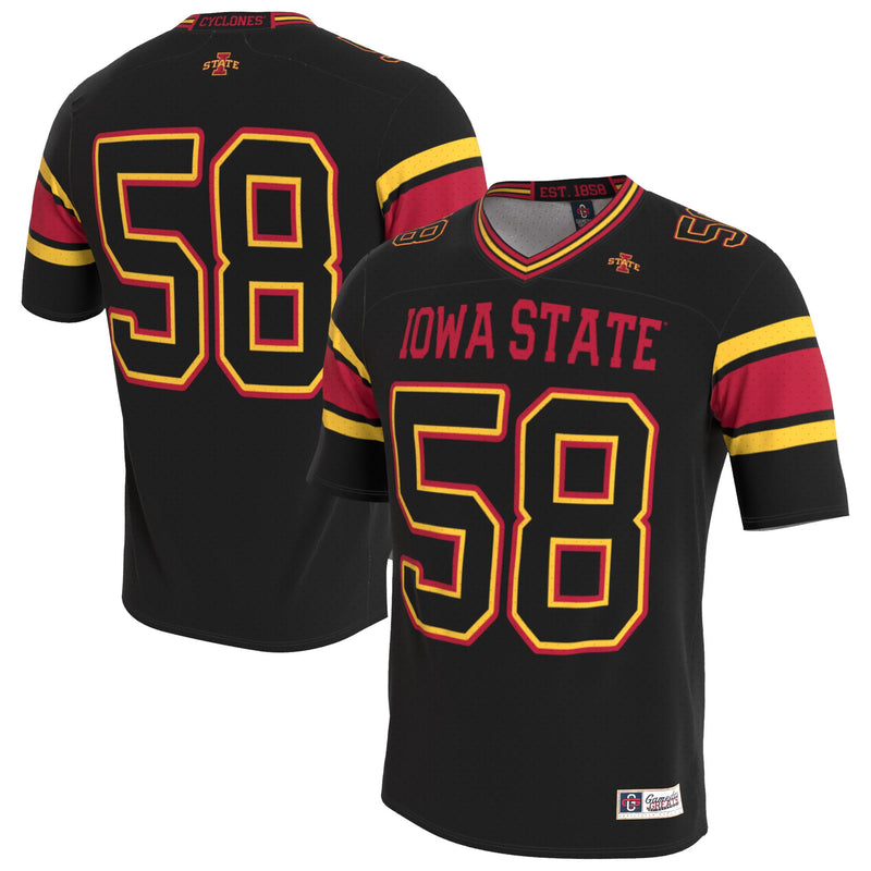 Iowa State Cyclones GameDay Greats Lightweight Collegiate Football Blackout Fashion Jersey
