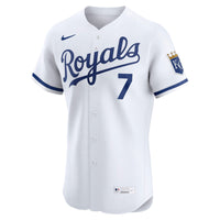 Kansas City Royals Bobby Witt Jr. Nike White Home Elite Player Jersey