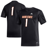 #1 Idaho State Bengals adidas Replica Football Jersey - Black