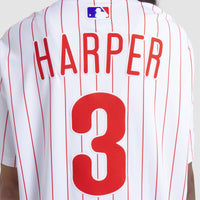 Philadelphia Phillies Bryce Harper Nike White Home Elite Jersey