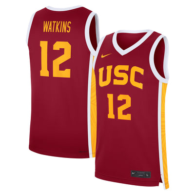 Nike JuJu Watkins Cardinal USC Trojans Road Replica Basketball Jersey