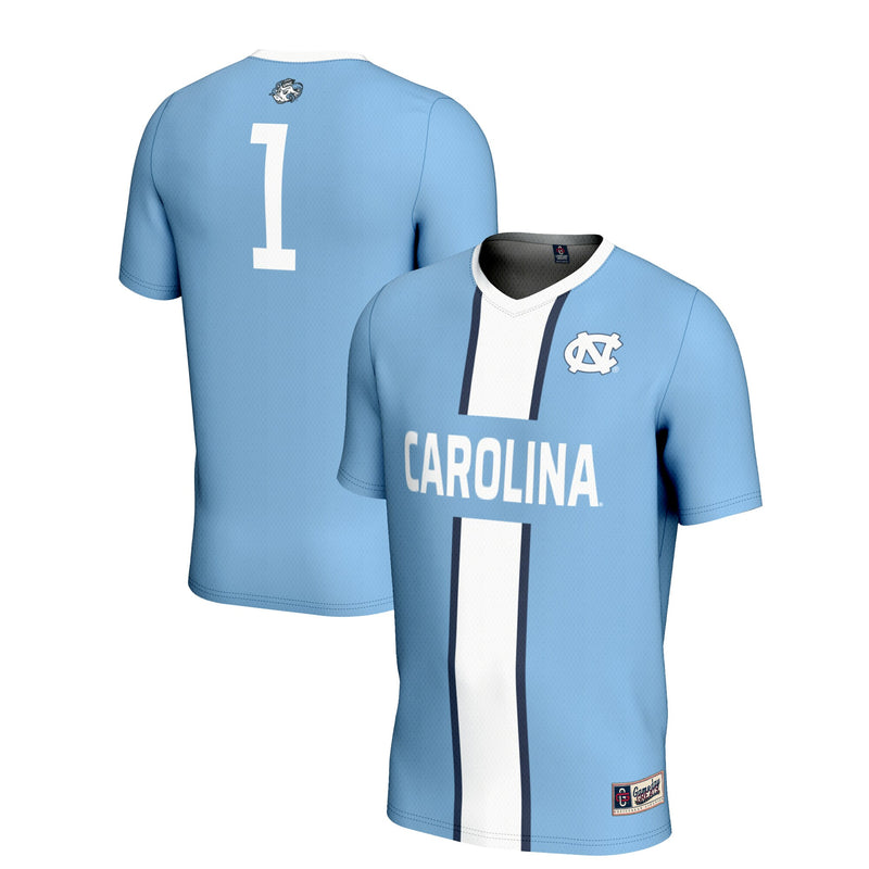 #1 North Carolina Tar Heels GameDay Greats Soccer Jersey - Carolina Blue