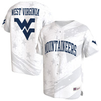 West Virginia Mountaineers GameDay Greats Lightweight Collegiate Baseball Americana Fashion Jersey - White