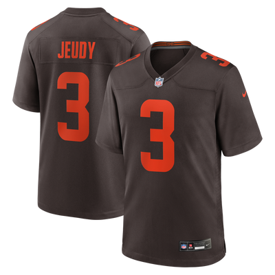 Cleveland Browns Jerry Jeudy Nike Brown Alpha Dawg Game Jersey