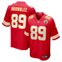 Kansas City Chiefs Jason Brownlee Nike Red Team Game Jersey