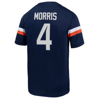 Chandler Morris Virginia Cavaliers Nike Home NIL Football Game Jersey - Navy