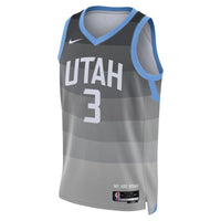 Utah Jazz Nike 2025/26 City Edition Swingman Jersey - Gray - Keyonte George