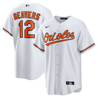Baltimore Orioles Dylan Beavers Nike White Home Replica Jersey