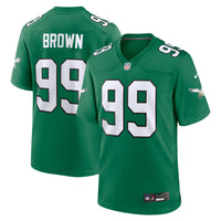 Philadelphia Eagles Jerome Brown Nike Kelly Green Retired Player Alternate Game Jersey